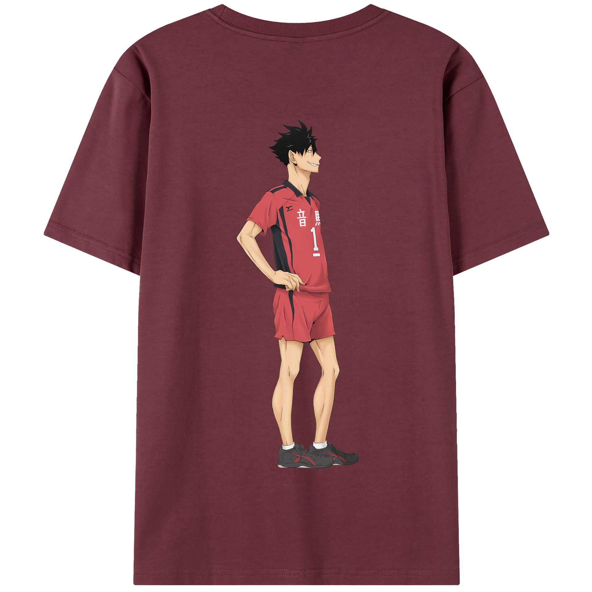（画像用） ハイキュー!! Haikyu!! 綿100％半袖Tシャツ（背面プリント）